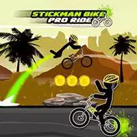 Stickman Fahrrad: Profi-Fahrt